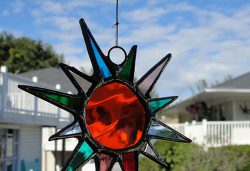Suncatcher's Dream glass suncatcher, Sanibel Island in Florida